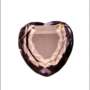 Rosenthal Pink Crystal Heart‎ Original Box